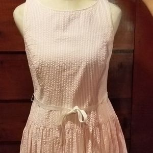 Talbots striped dress petite 6